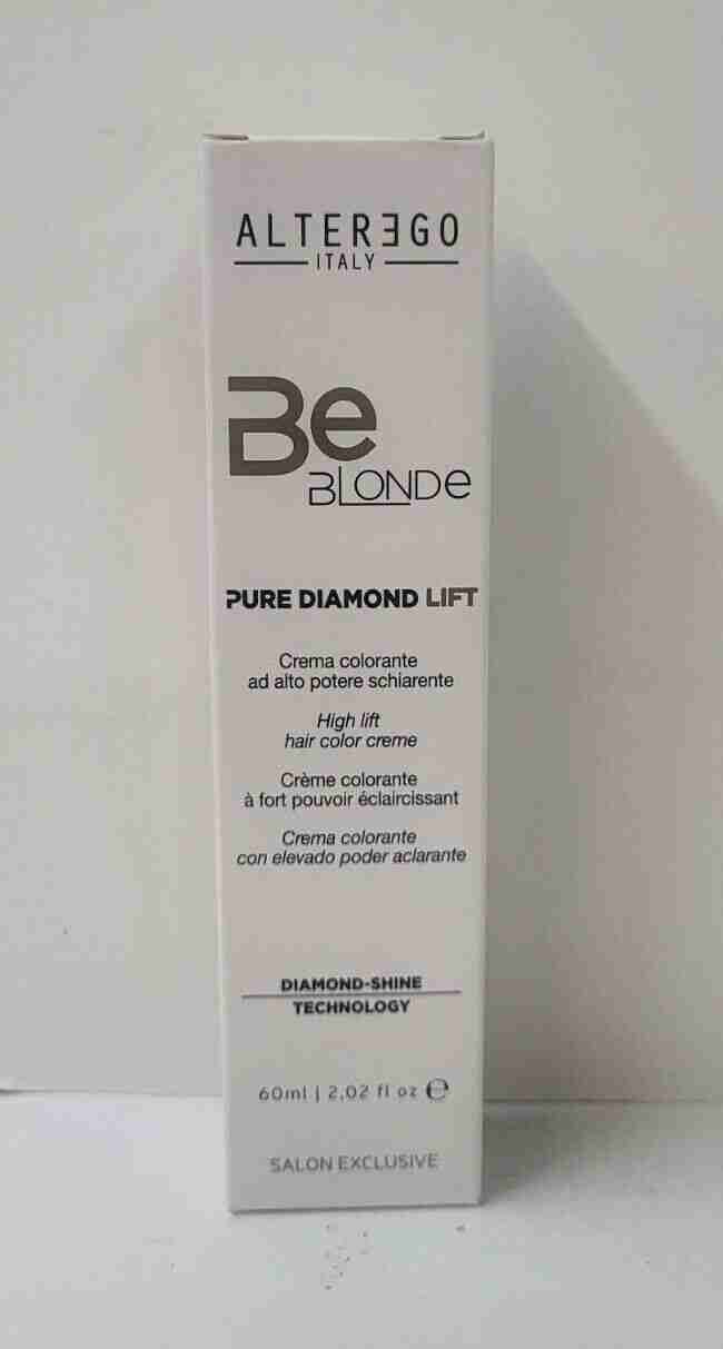 Alter Ego Italy BE BLONDE Pure Diamond Lift High Lift Hair Color Creme ~ 2.02 oz - Image 3