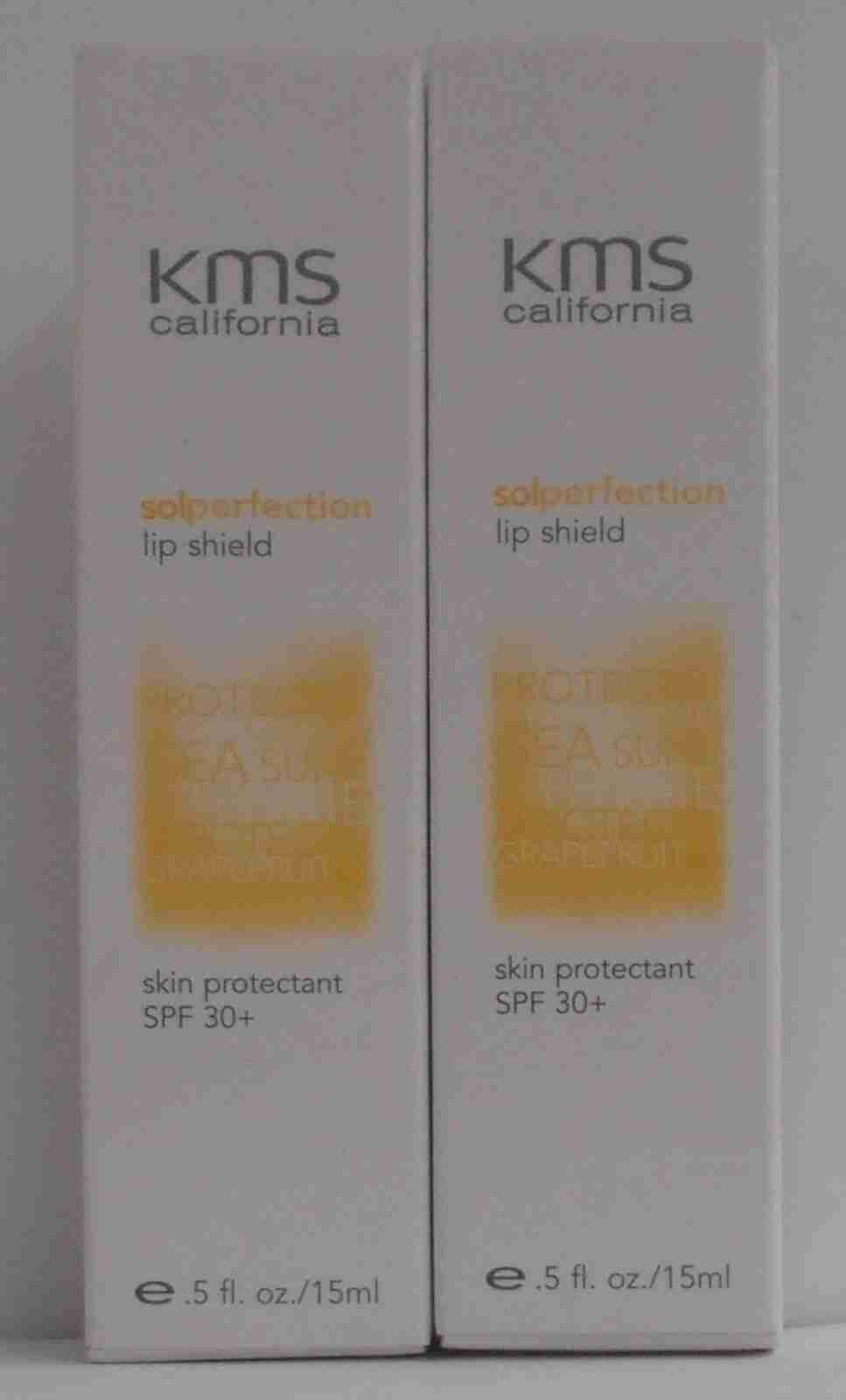 (Lot Of 2 Tubes) KMS California SOL PERFECTION Lip Shield Balm SPF 30+ ~ 0.5 oz!
