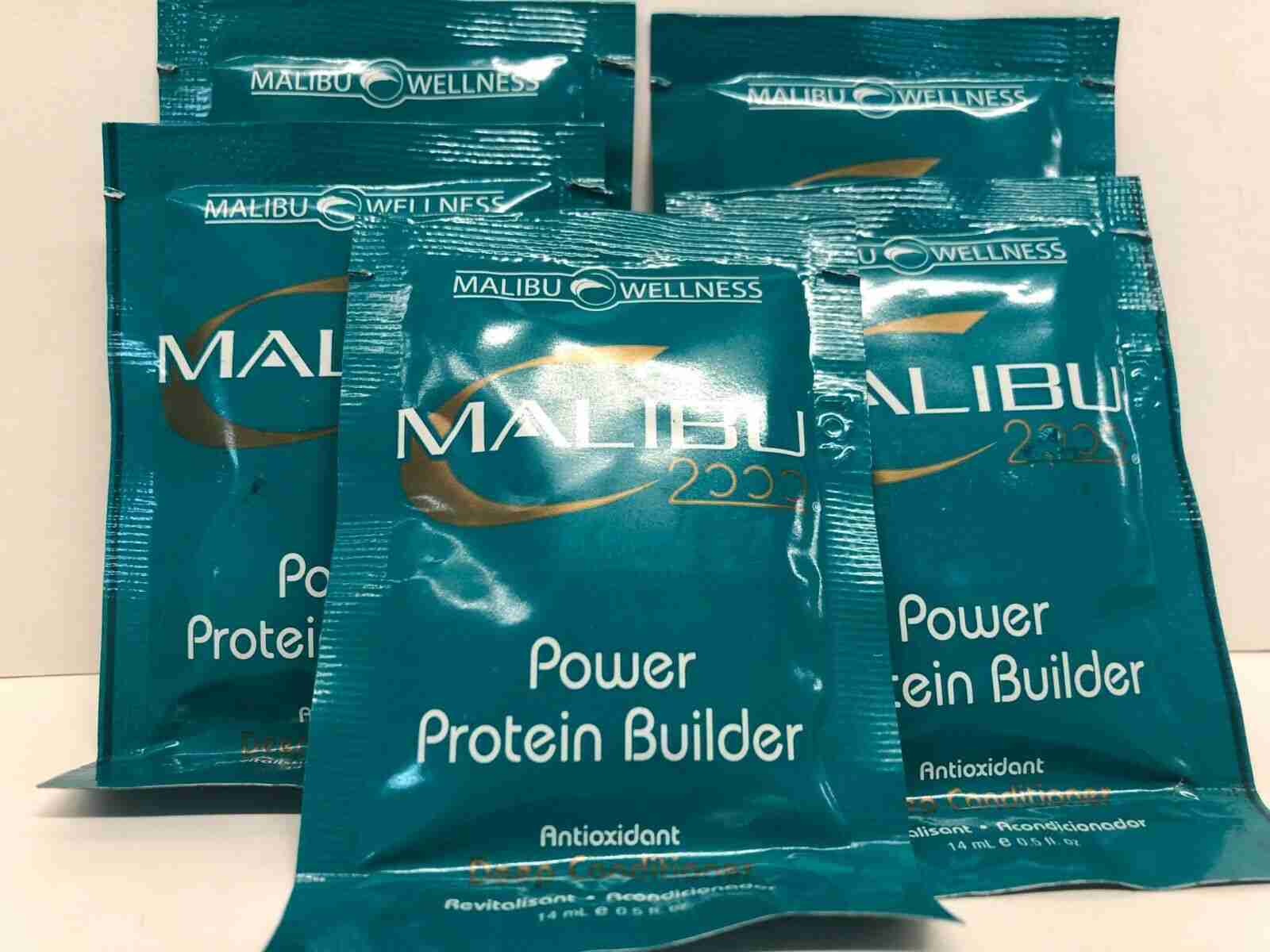 5 Packs ~ MALIBU Wellness Miracle Repair Power Protein Builder Treatment ~ 14 ml