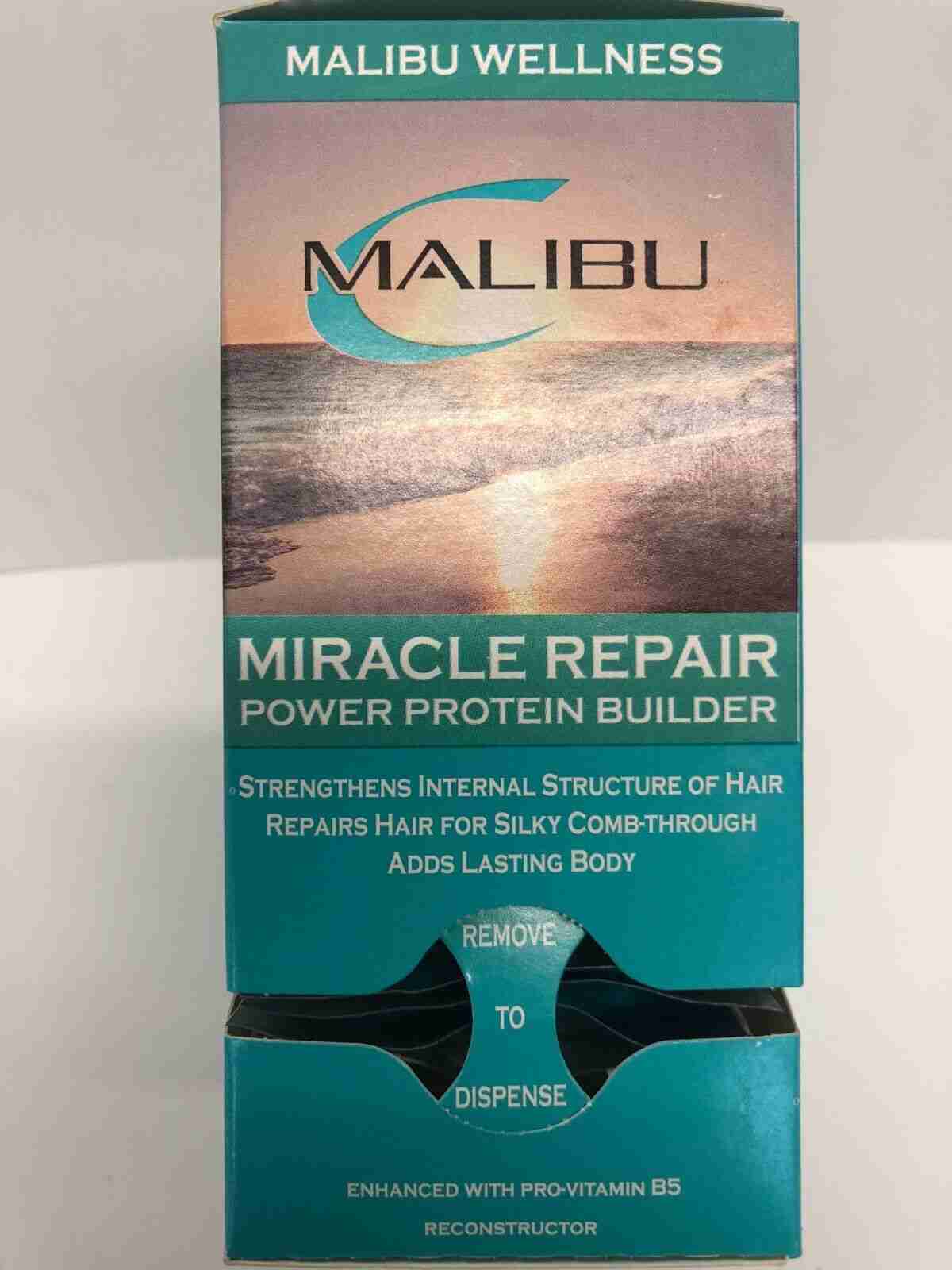 5 Packs ~ MALIBU Wellness Miracle Repair Power Protein Builder Treatment ~ 14 ml - Image 2