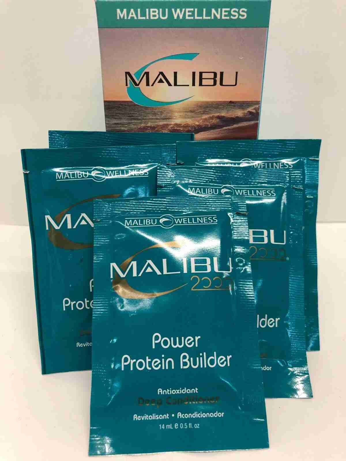 5 Packs ~ MALIBU Wellness Miracle Repair Power Protein Builder Treatment ~ 14 ml - Image 3