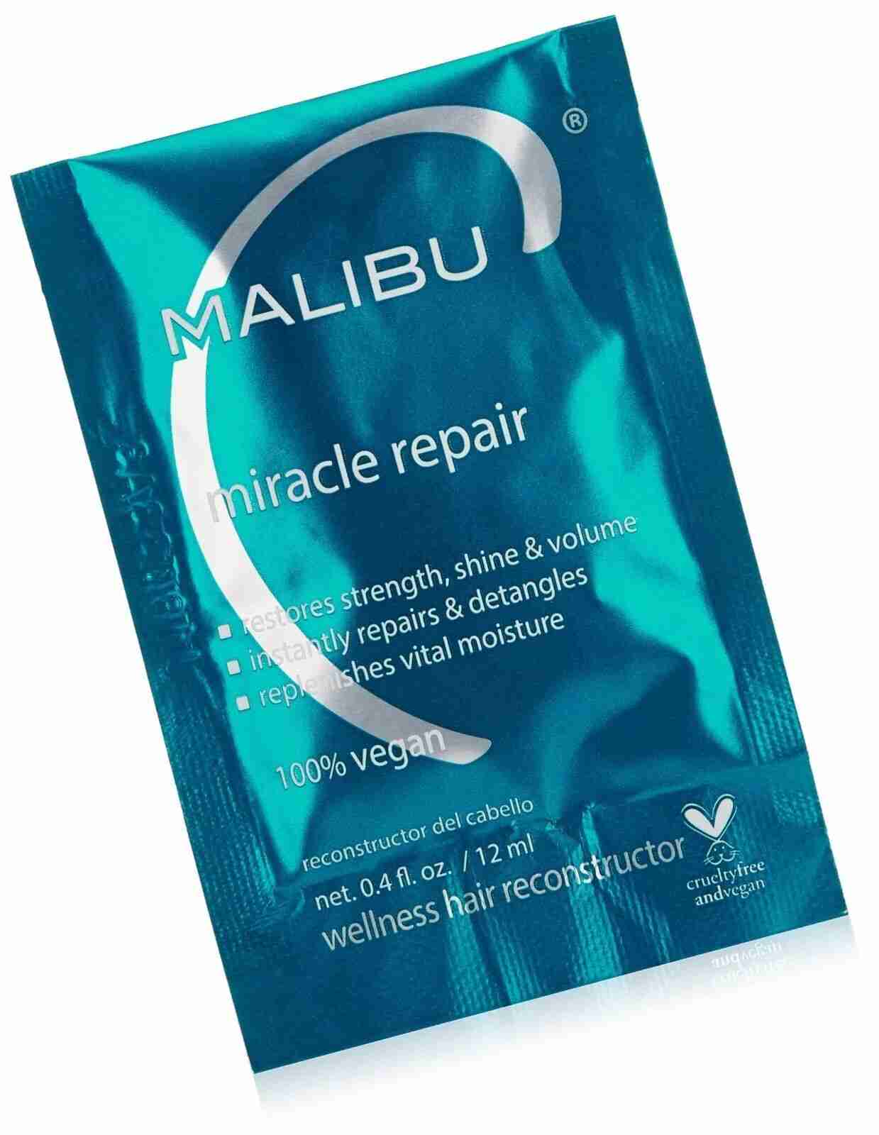 5 Packs ~ MALIBU Wellness Miracle Repair Power Protein Builder Treatment ~ 14 ml - Image 5