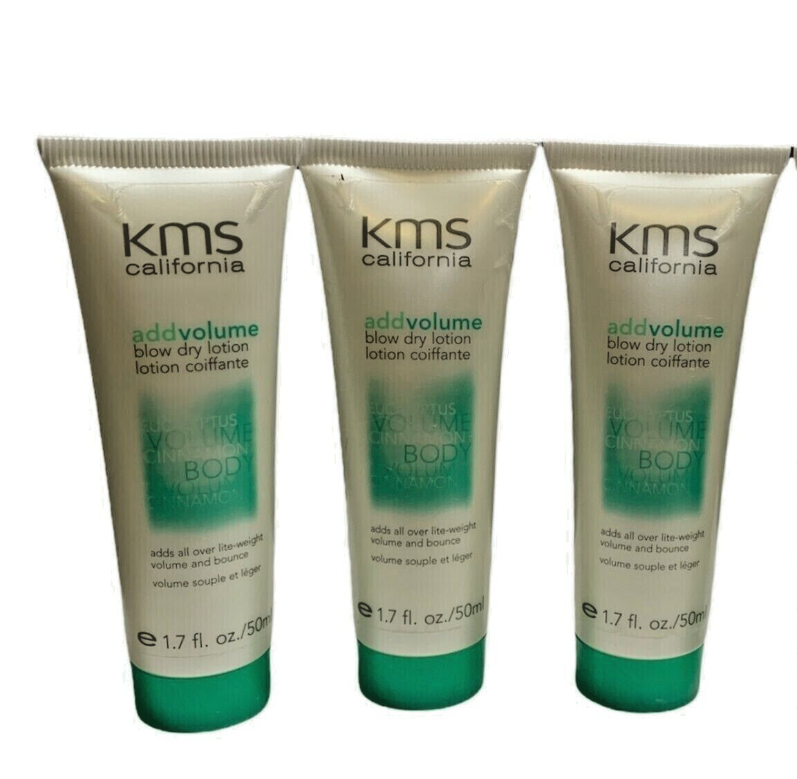 (Lot of 3) KMS California ADD VOLUME Blow Dry Lotion (Original Formula) ~1.7 oz. - Image 3