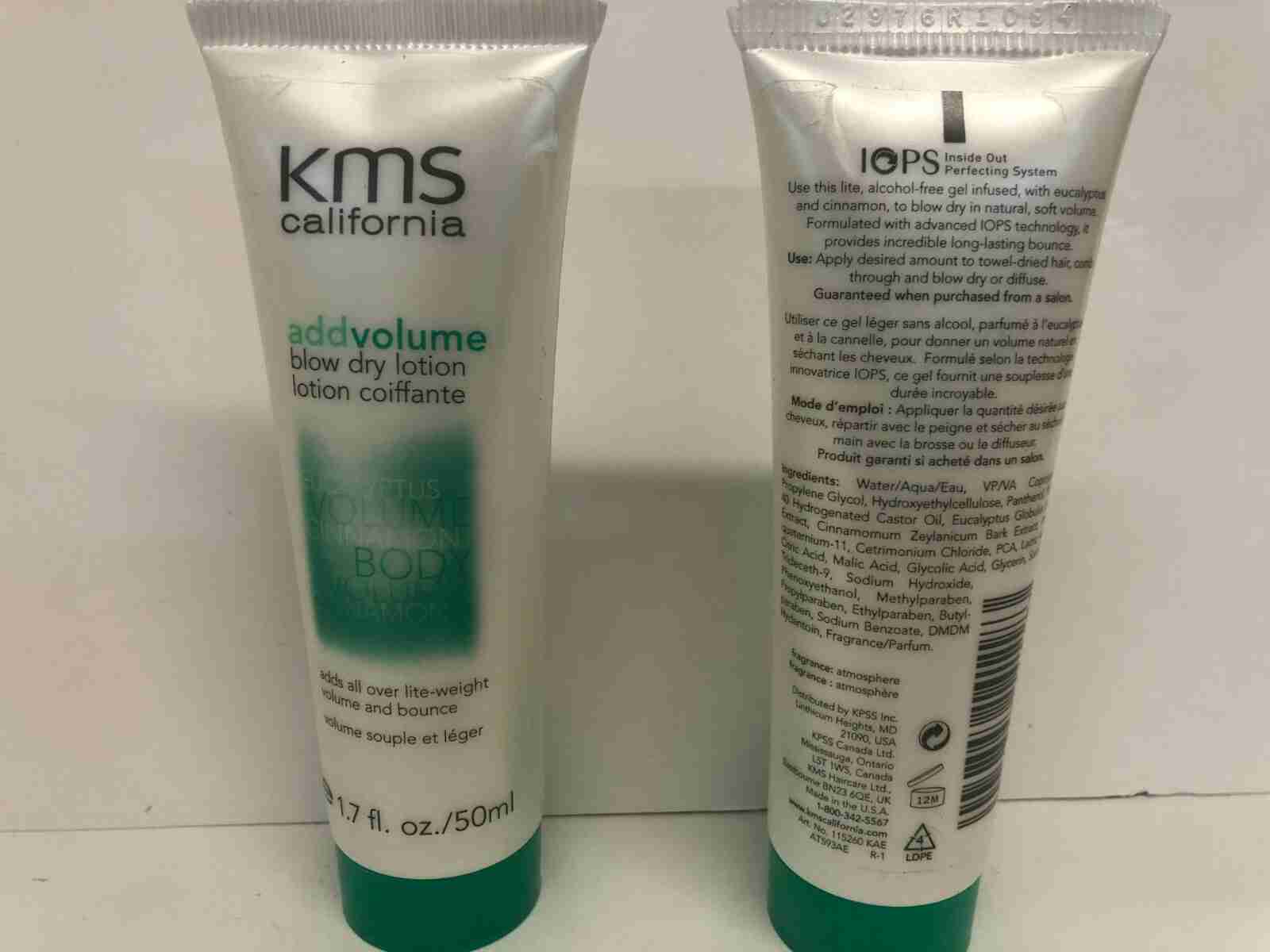 (Lot of 3) KMS California ADD VOLUME Blow Dry Lotion (Original Formula) ~1.7 oz. - Image 4