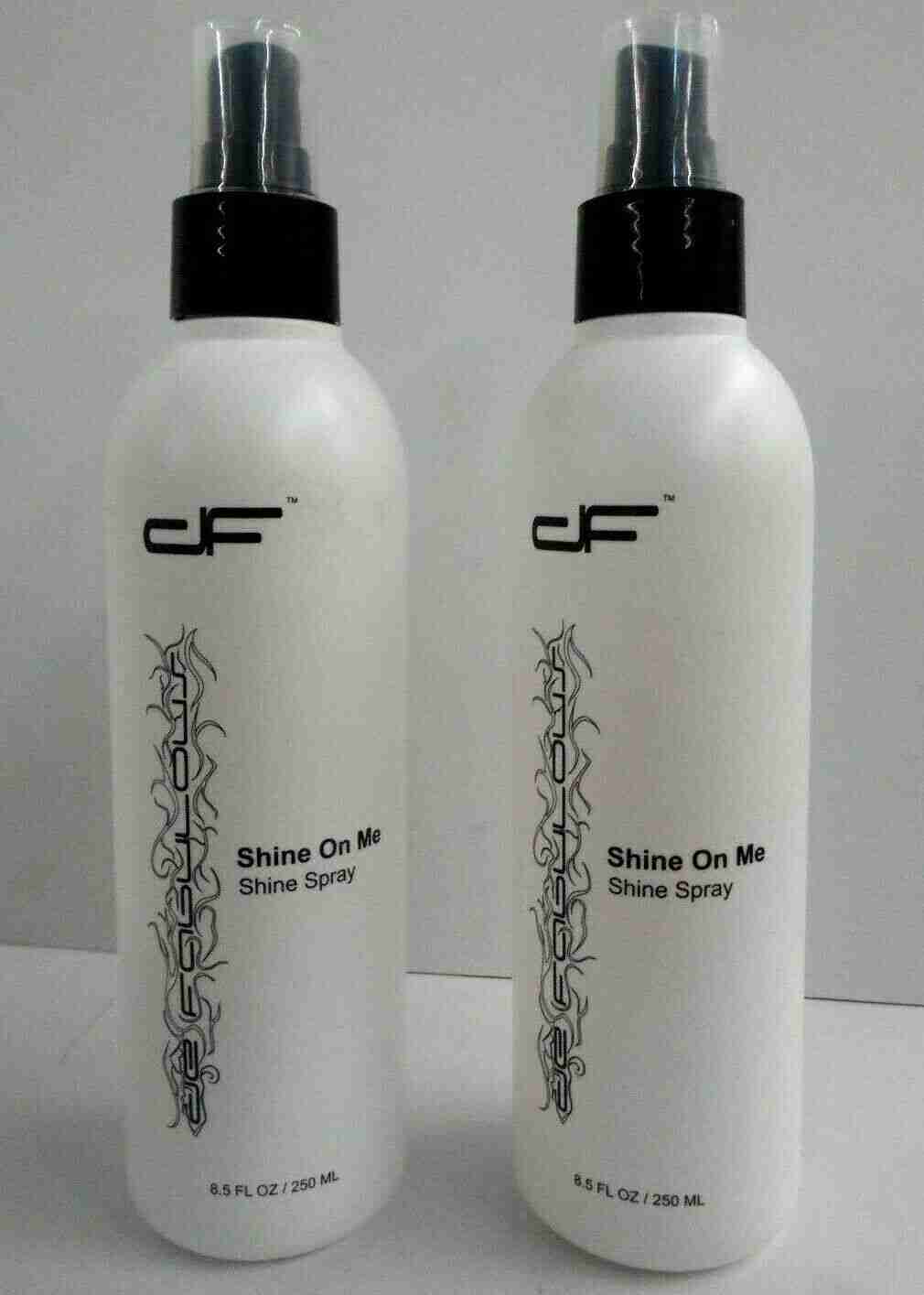 (2 Bottles) De Fabulous SHINE ON ME Shine Spray For All Hair Types ~ 8.5 fl. oz.