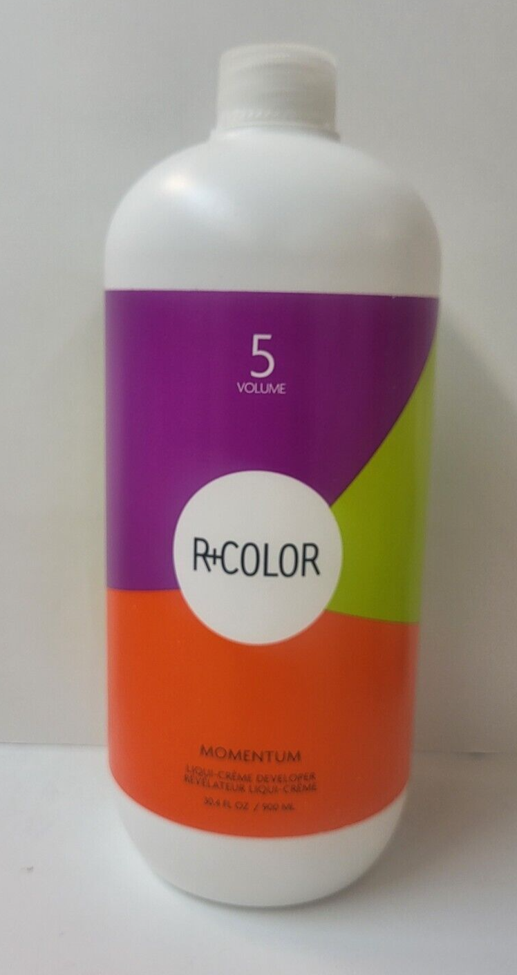 R+COLOR MOMENTUM 5 VOLUME ~ LIQUI-CREME DEVELOPER ~ 30.4 fl. oz. / 900 mL Bottle