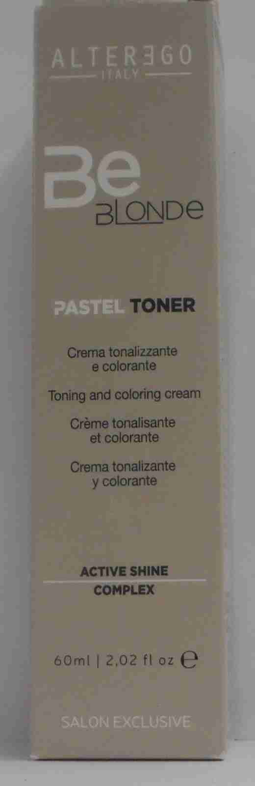 Alter Ego Italy BE BLONDE PASTEL TONER Permanent Hair Color Cream~2.02 oz. Tube