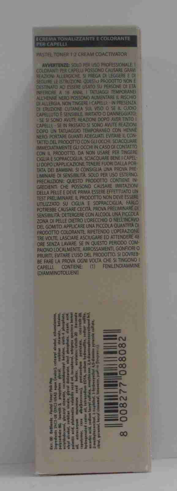 Alter Ego Italy BE BLONDE PASTEL TONER Permanent Hair Color Cream~2.02 oz. Tube - Image 4